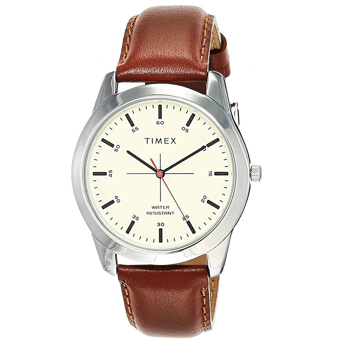 TIMEX Men's Round Dial Analog Watch | TW00ZR261E | Beige