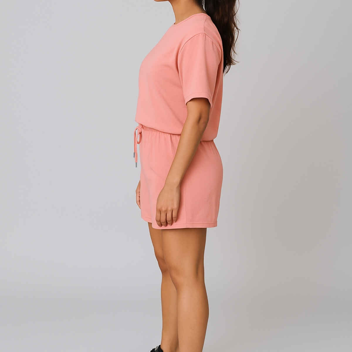 EQL Women's Pure Cotton Shorts | Coral - M