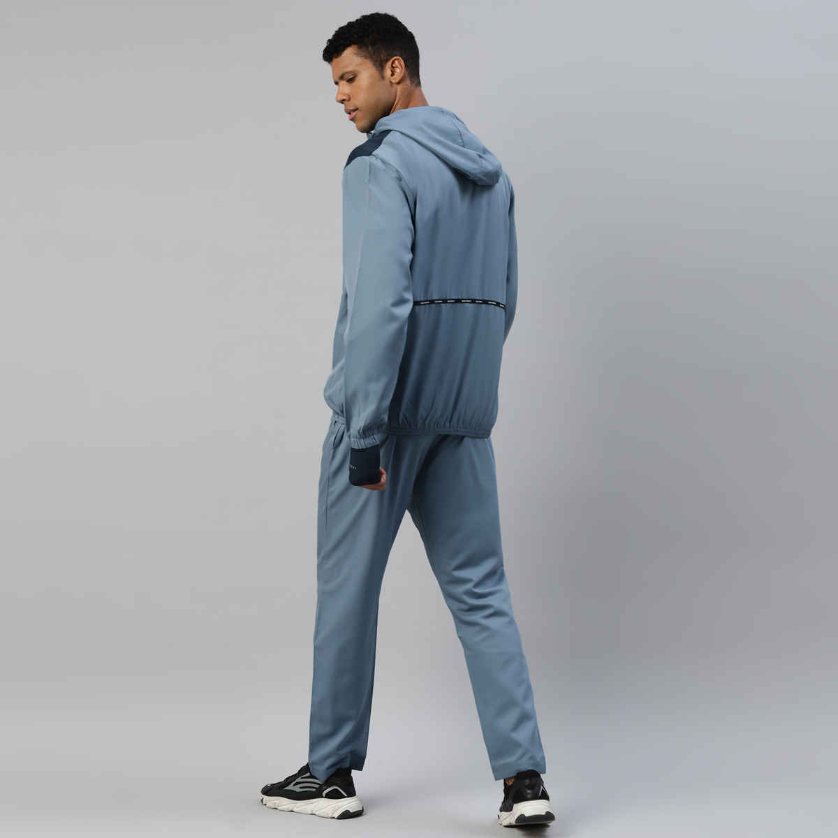 Dida Men's Sports Track Suit | Regular Comfortable Stretchable Dry-Fit | Grey - XL