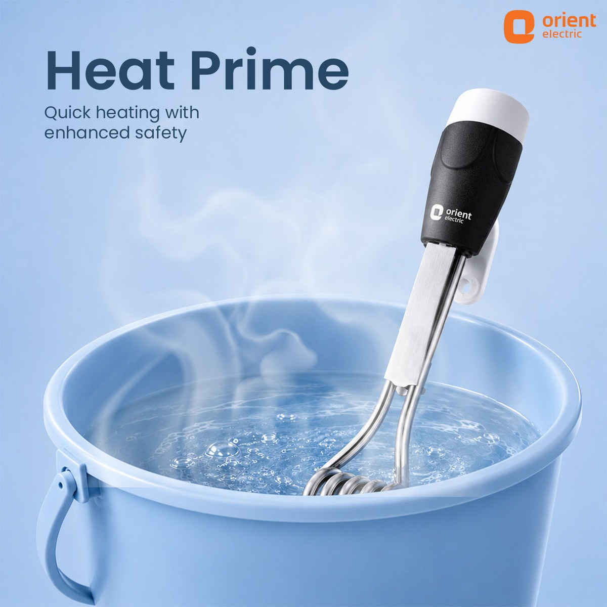 Orient Electric Heat Prime 1500W Shock-Proof Immersion Water Heater Rod ...