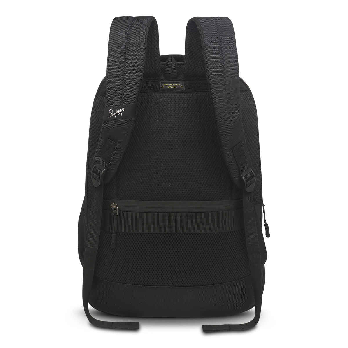 Skybags Unisex Solid Polyester 25 L Laptop Backpack | Black - 15.6
