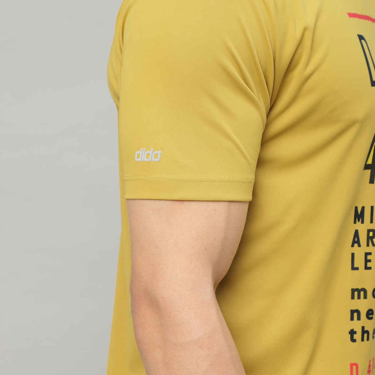 Dida Men's Dry Fit Sports T-Shirt | Comfortable and Stretchable | Antique Moss - S