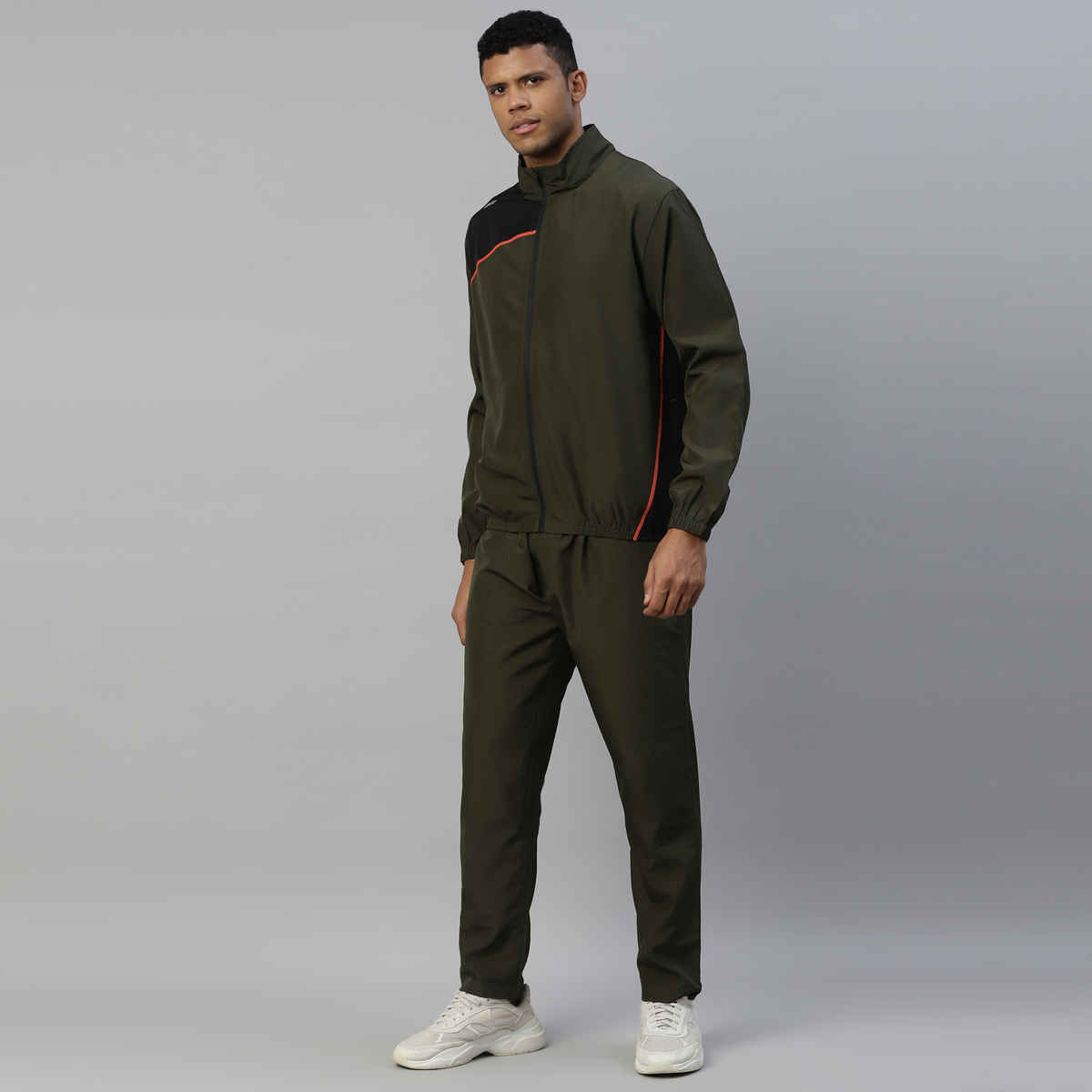 Dida Men's Sports Track Suit | Regular Comfortable Stretchable Dry-Fit | Green - M