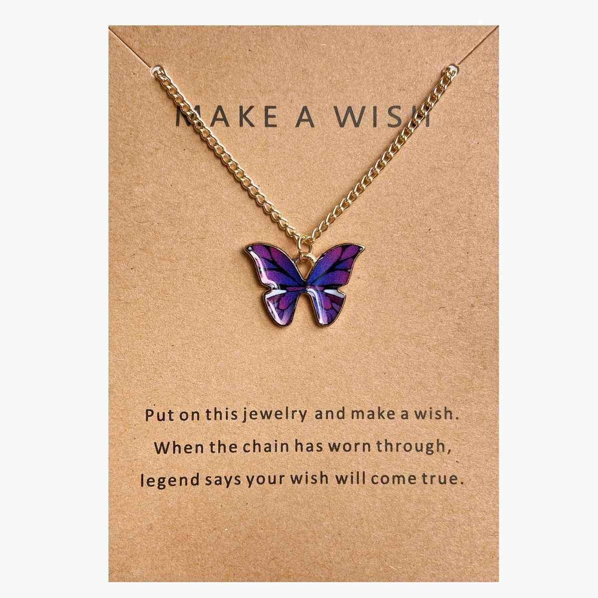 Shining Diva Fashion 5 Pcs Stylish Butterfly Jewellery Necklace Set for Women and Girls | 15200np