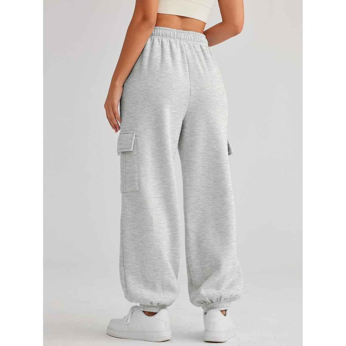 Q-rious Women's Urbanease Cargo Joggers | AMZ-17 | Grey - 30