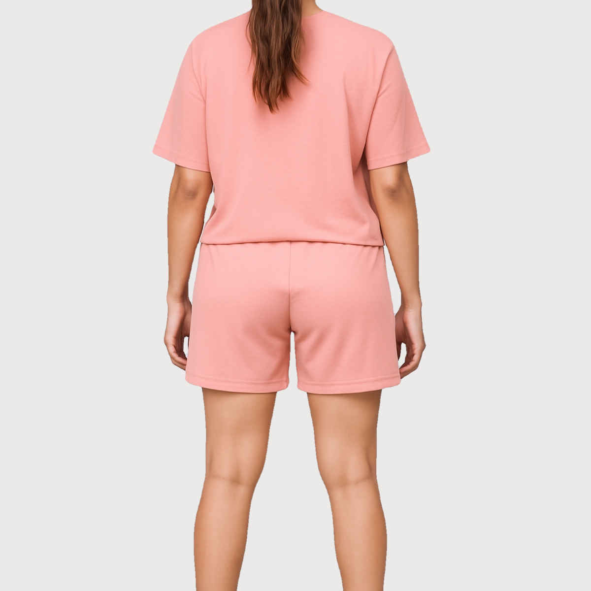 EQL Women's Pure Cotton Shorts | Coral - L