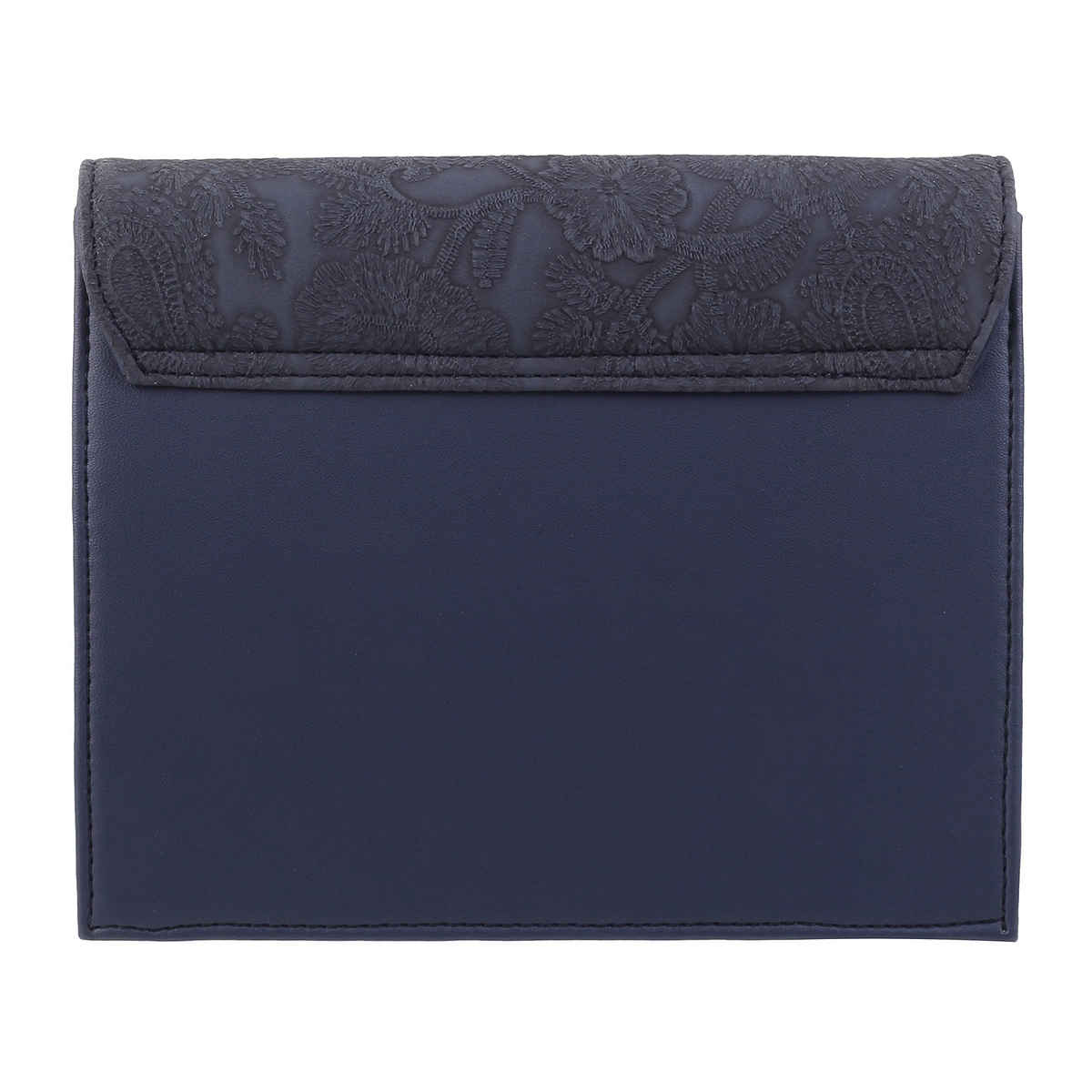 Metro Blue Suede Sling Bag for Women | 66-7738-45