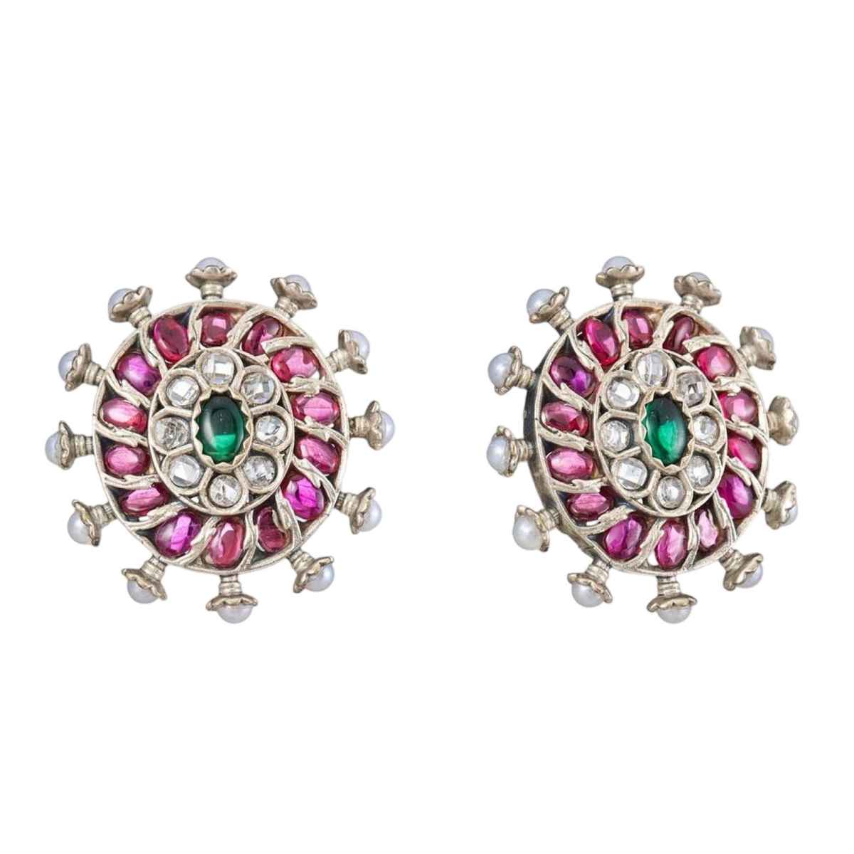Fabindia Temple Design Inspired Metal Studs
