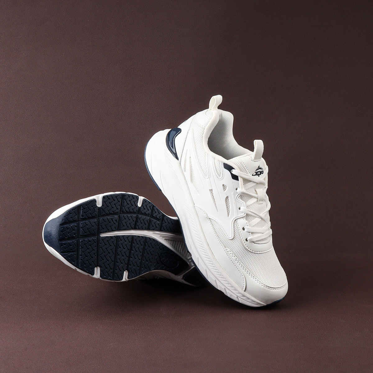 JQR Men's Rubicon Sneakers | White - UK 7