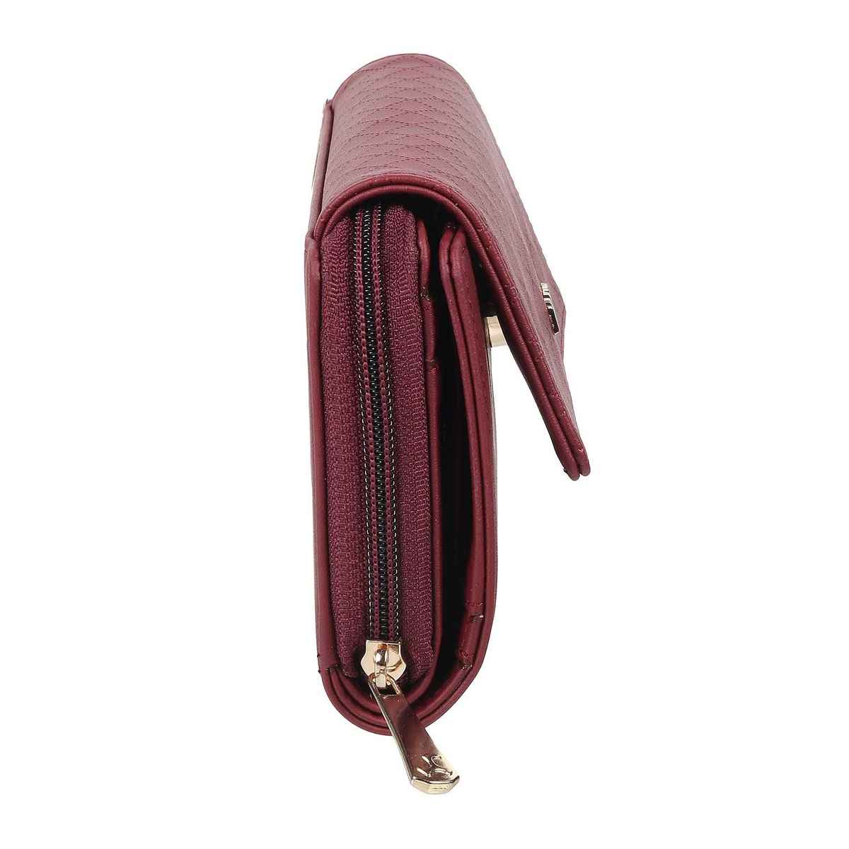 Mochi Women's Pu Wallet | 95-8398-44 | Maroon