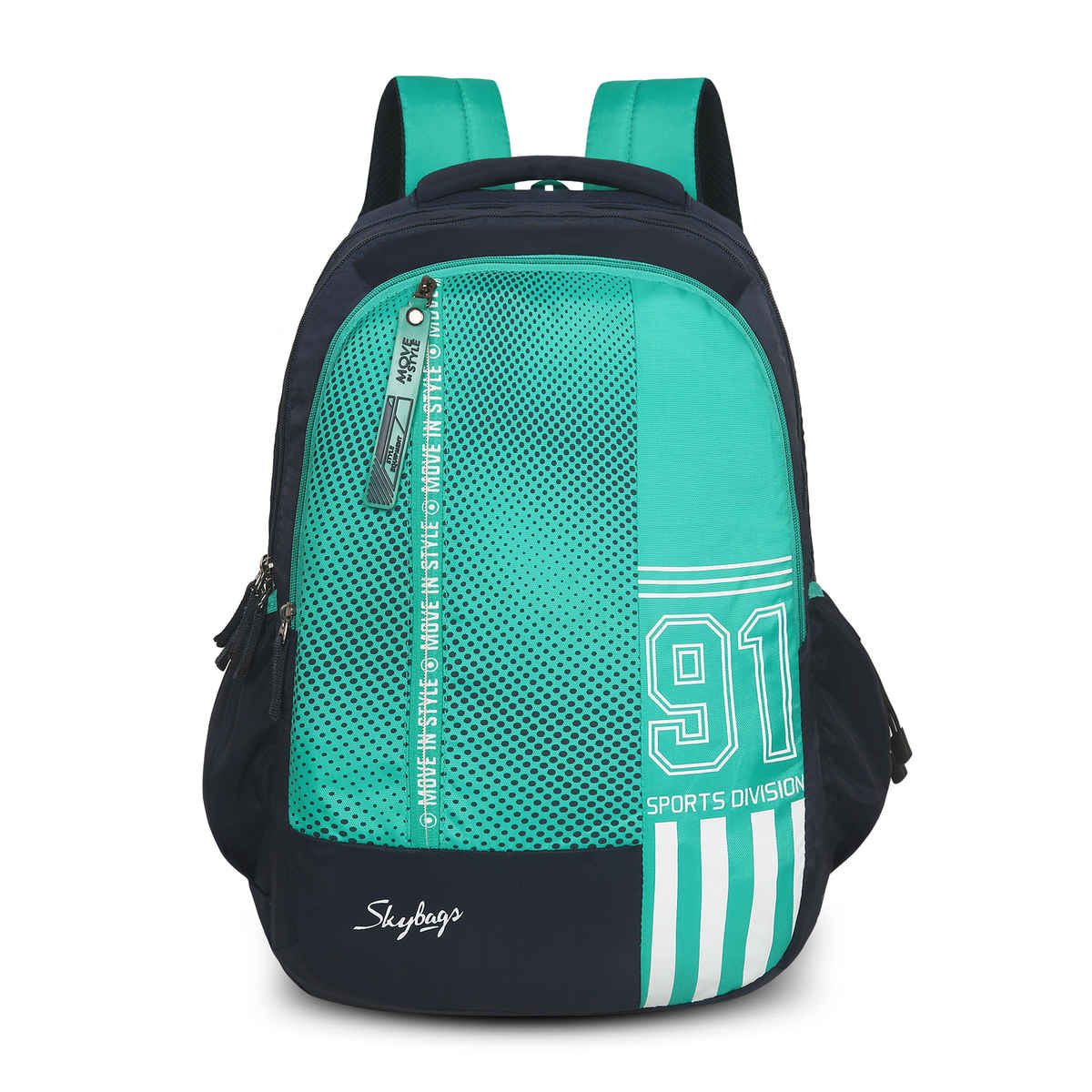 Skybags Shield 02 School Backpack Teal