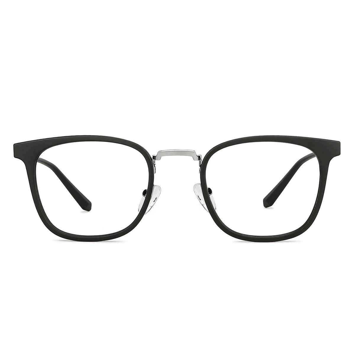 Lenskart Blu | Zero Power Computer Glasses | Blue Ray Protection | Square | Medium-136mm | Black