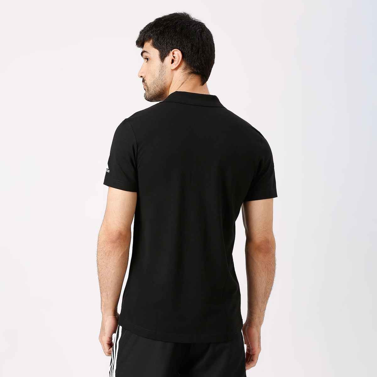 Adidas Men's Solid Black T-Shirt | XL | HI5596