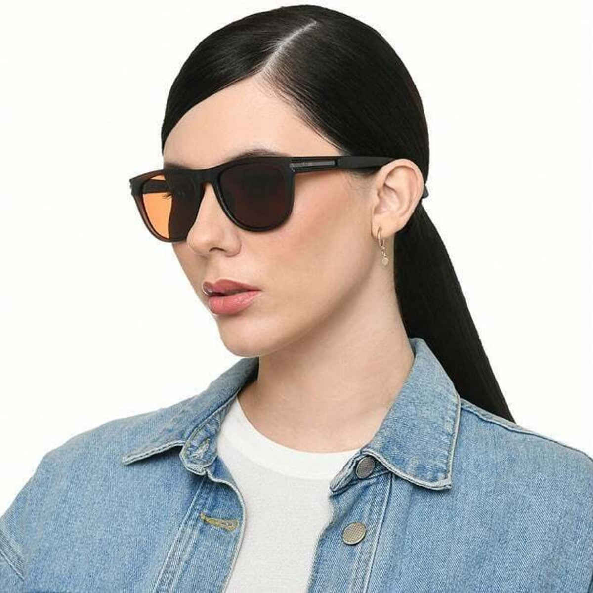 Vincent Chase By Lenskart Polarized & 100% UV Protection Unisex Sunglasses |  Medium 14.7 cmBrown