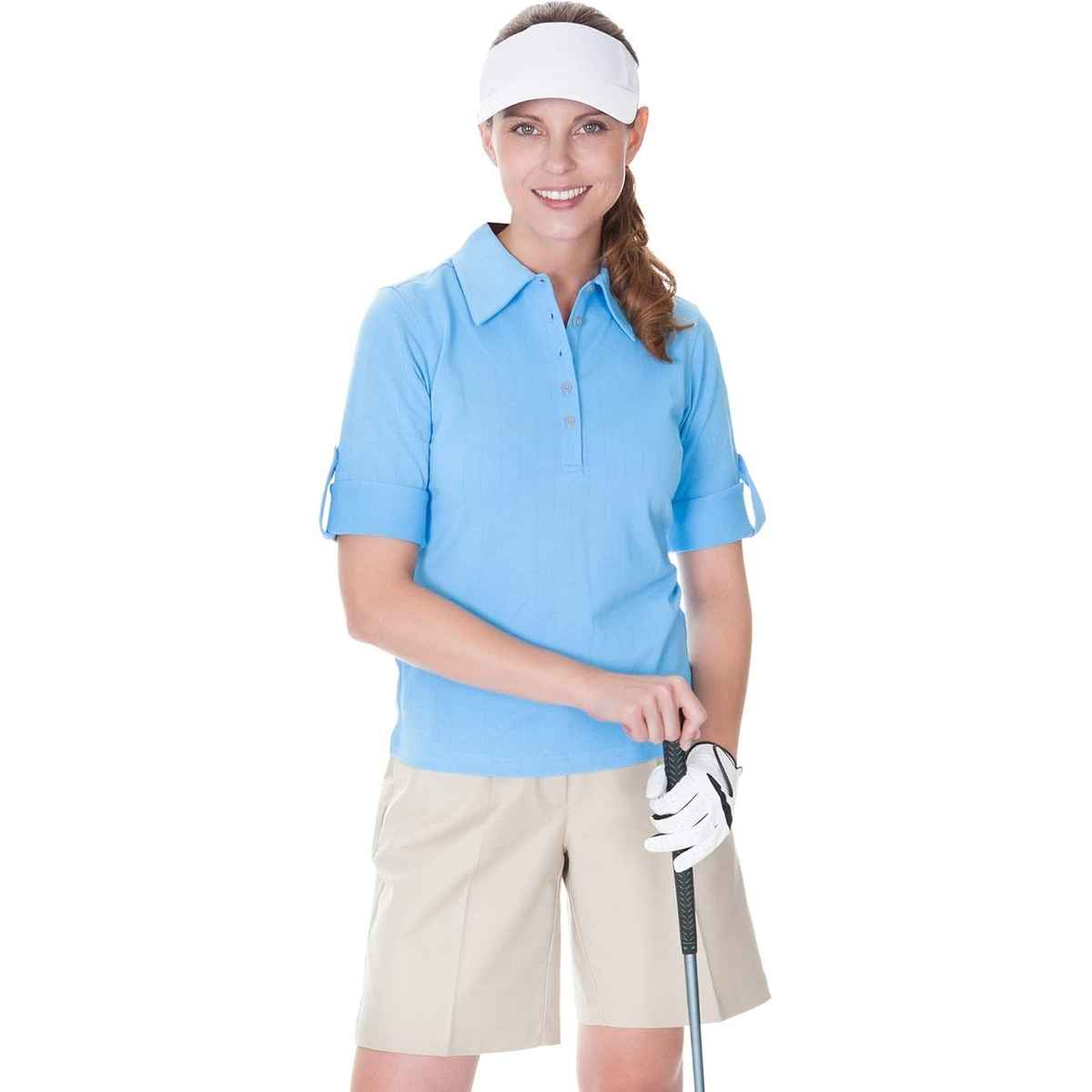 Infispace Unisex Cotton Sports Sun Visor Cap Beige Color