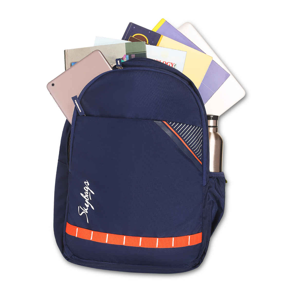 Skybags Unisex Logo Polyester 32 L Laptop Backpack | Blue