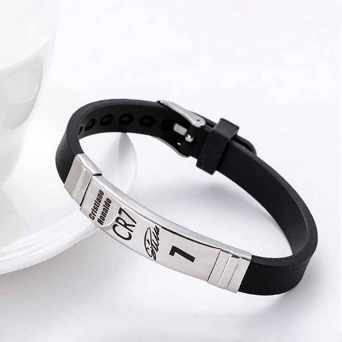 Yellow Chimes Men Stainless Steel Wraparound Bracelet