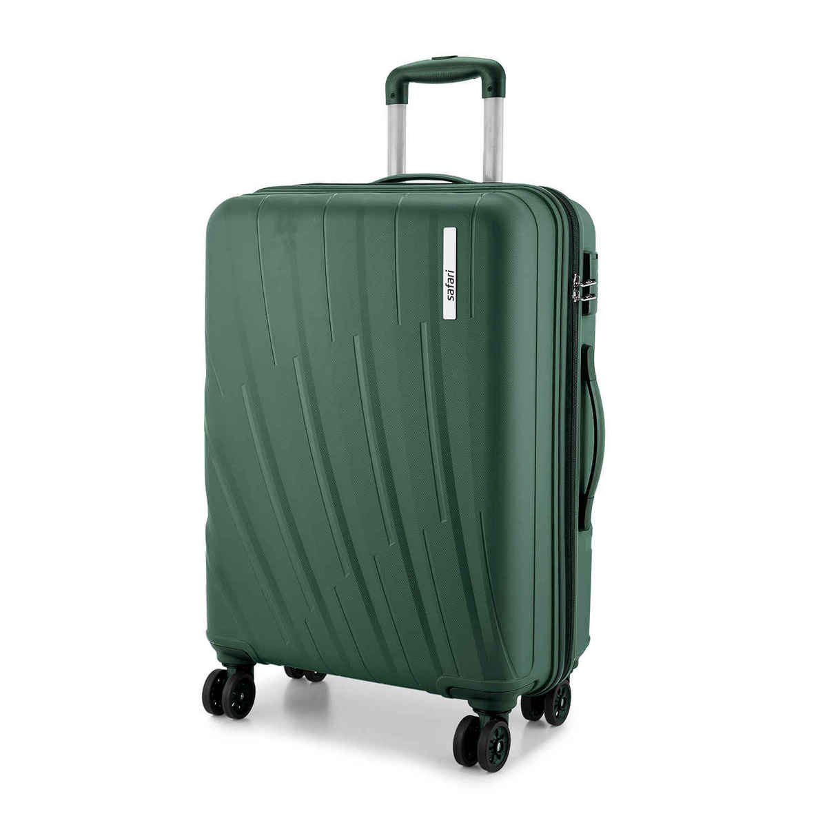 Safari Vamos Large Trolley Bag, 8 Wheels, Hard, Polypropylene | Dusk Green - 75 cm