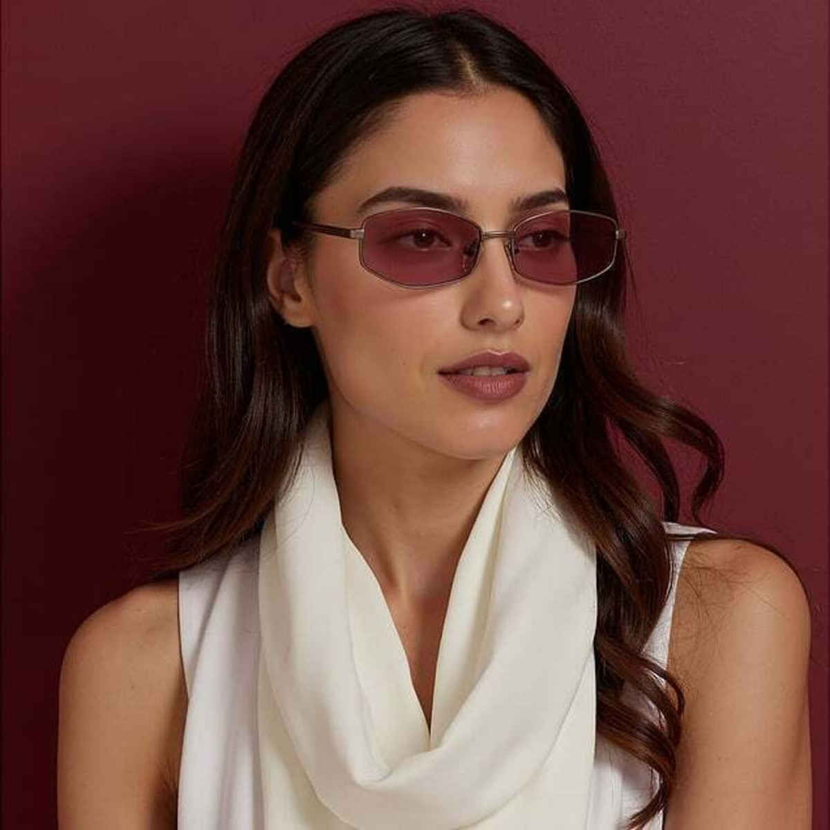 Vincent Chase By Lenskart Polarized & 100% UV Protection Unisex Sunglasses |  Wide 14.7 cm Pink