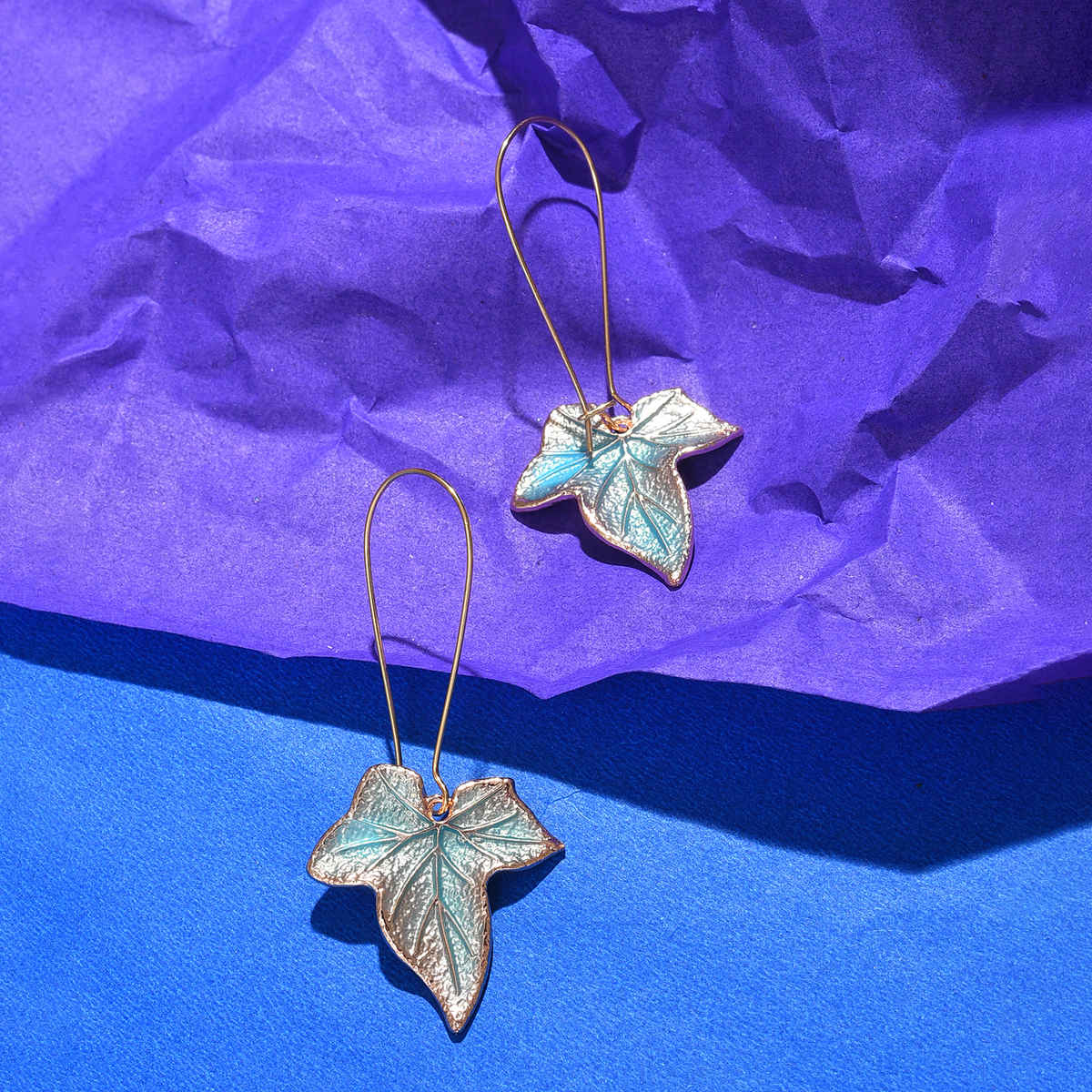 Sohi Silver Plated Designer Drop Earrings