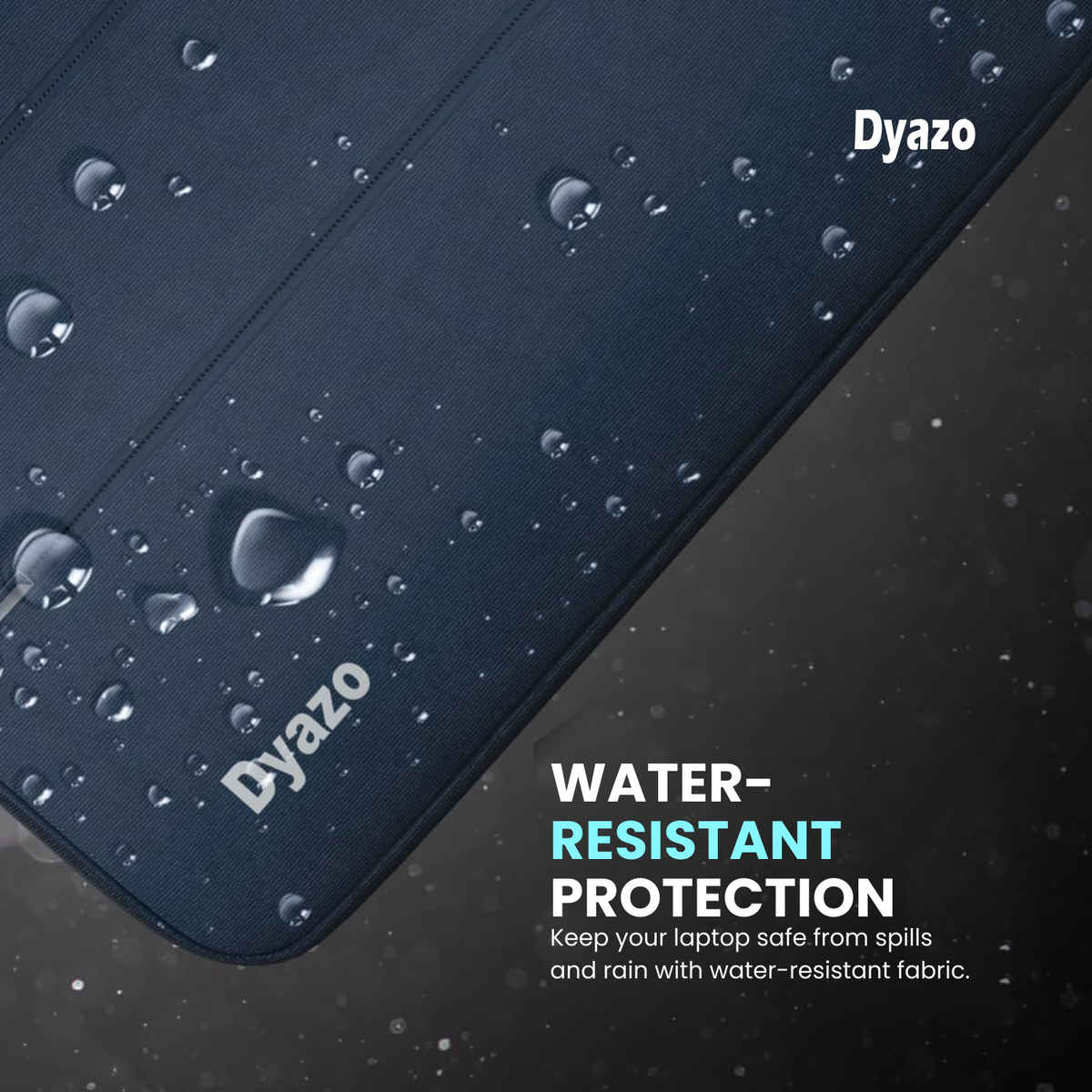 Dyazo Office Protective Laptop Sleeve with Handle | 15 to 15.6 Inch | Blue