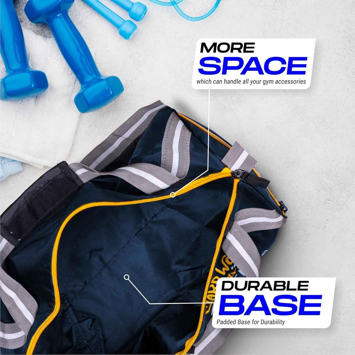 Vector X Women's Polyester 22 L Gym Bag | Blue