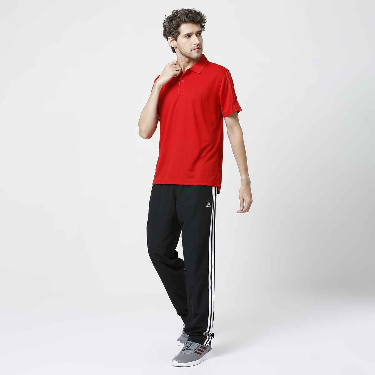 Adidas Men's Solid Red Polo T-Shirt | L | S89139