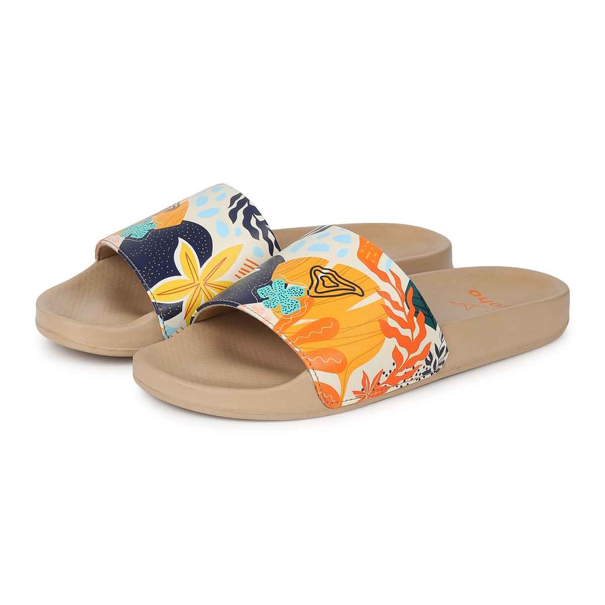 Yoho Women Sliders Tropica | Beige | UK 6