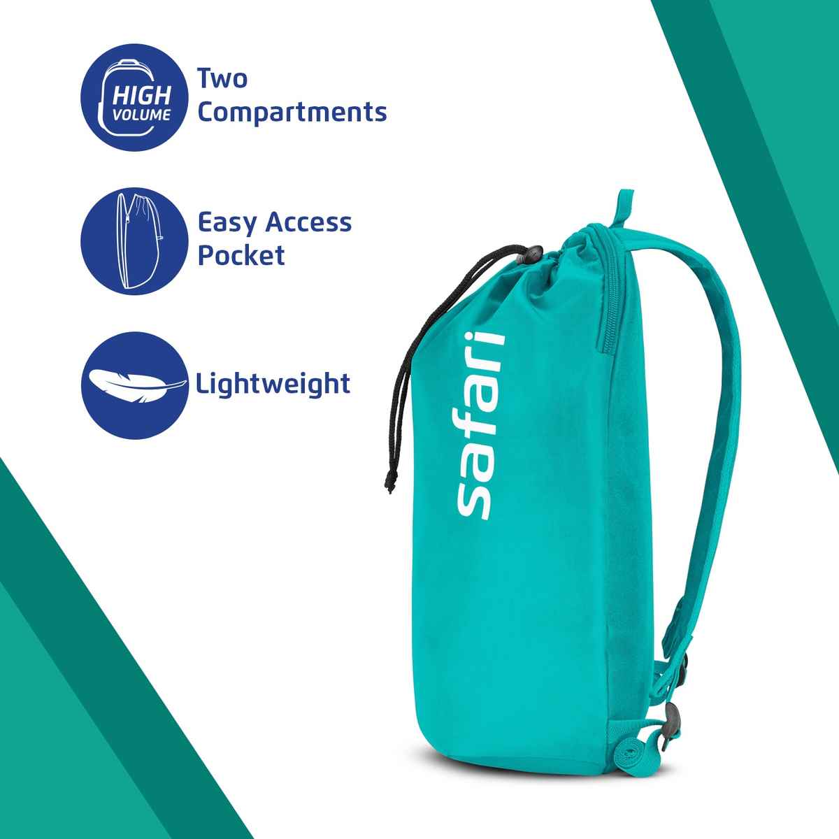 Safari Daypack Neo Casual Backpack | 1 Compartment | Picnic Bag/Beach Bag | Small Bag