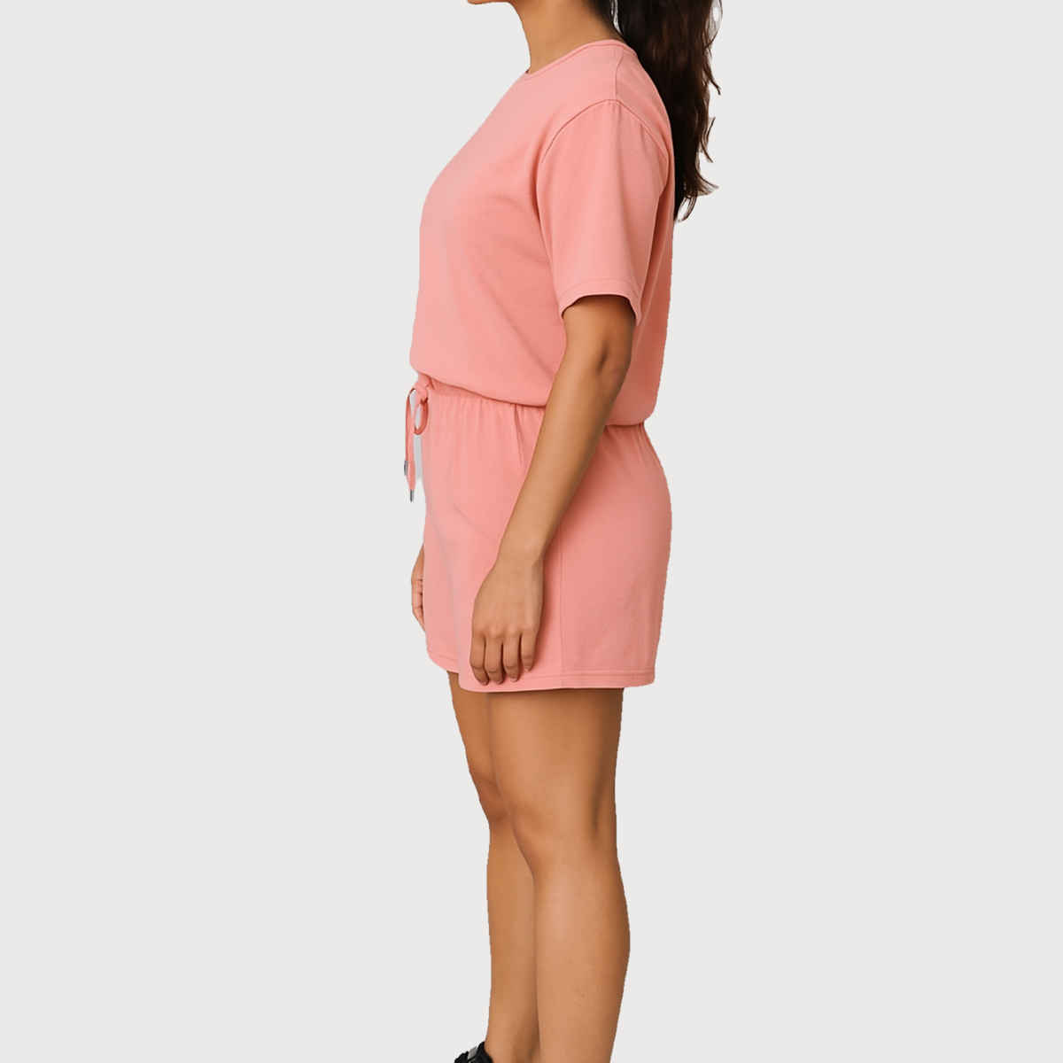 EQL Women's Pure Cotton Shorts | Coral - L