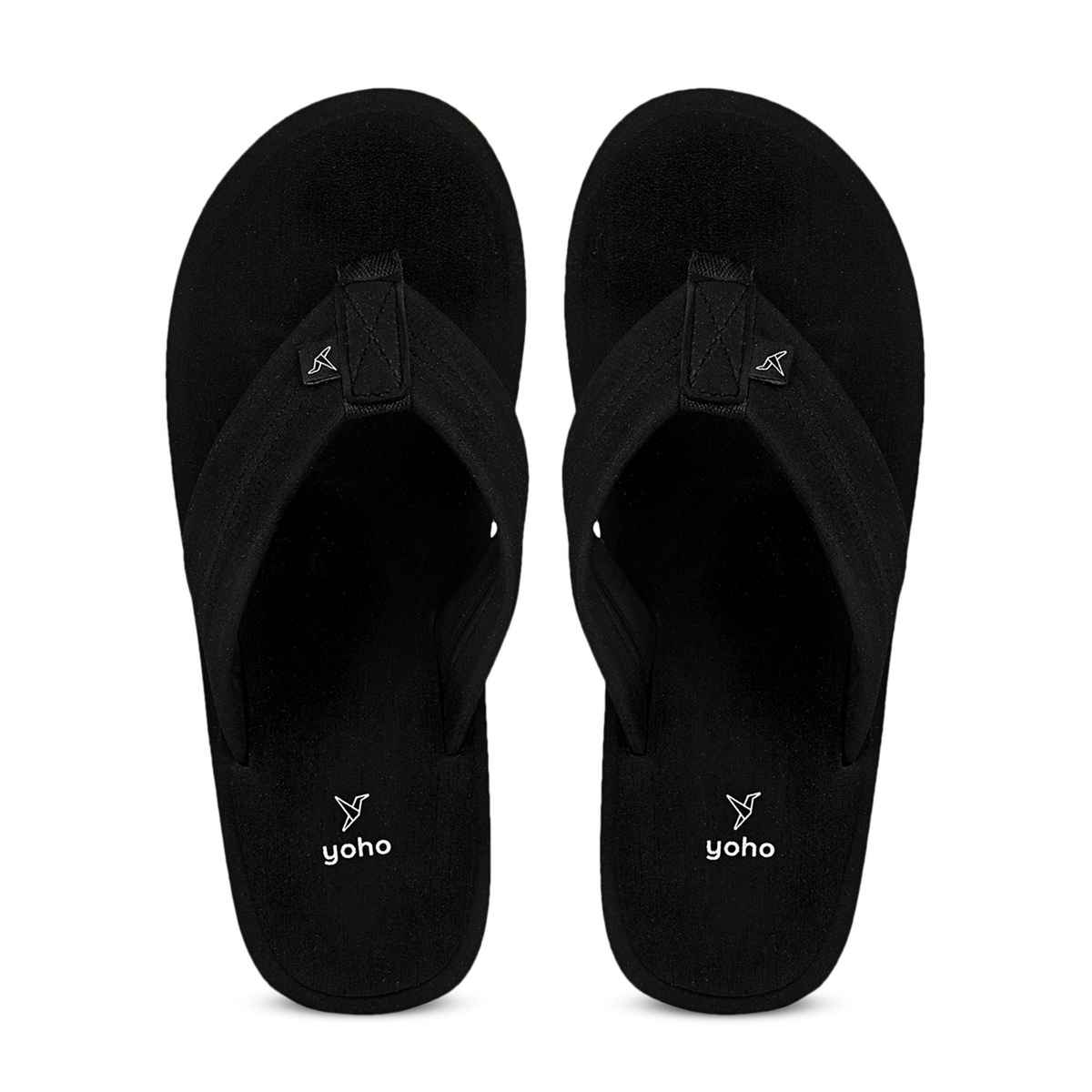 Yoho Men Slippers Bubbles | Classic Black | UK 8