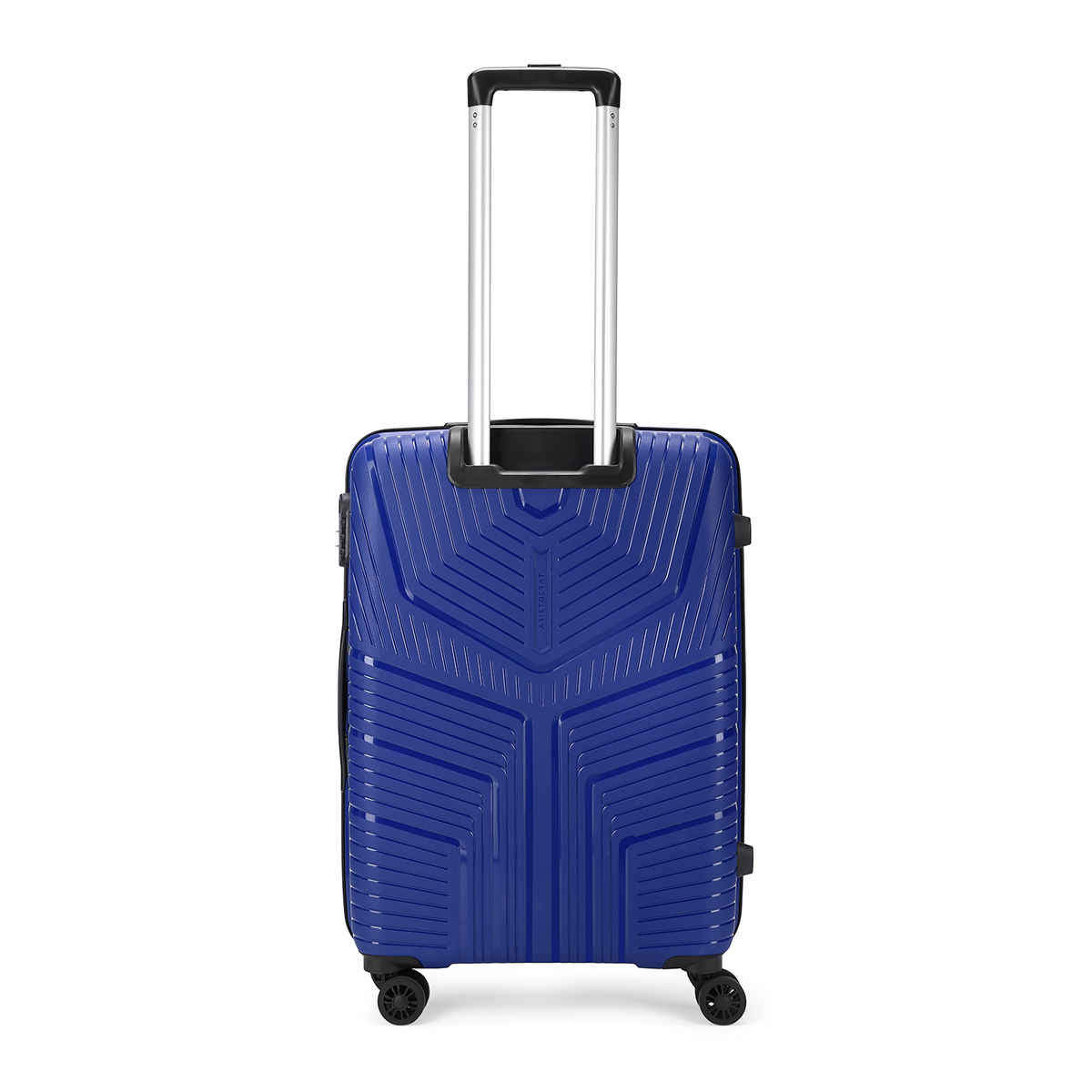 Aristocrat Prime Medium Trolley Bag | Combination Lock | 8 Wheels | Midnight Blue - 65 cm