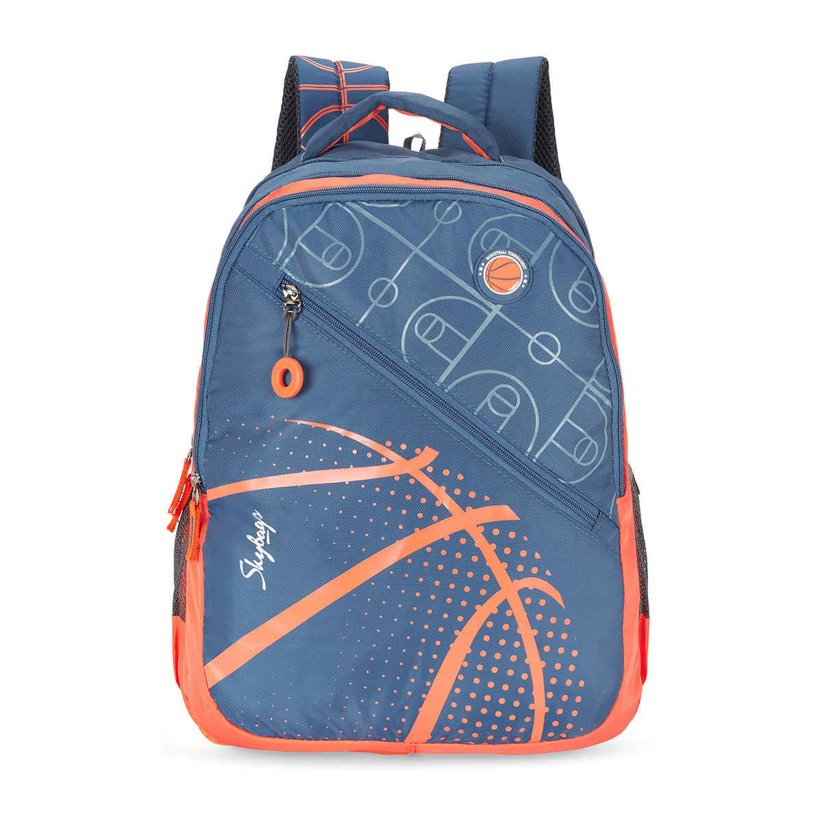 Skybags Riddle School Bp-Rc Blue Orange