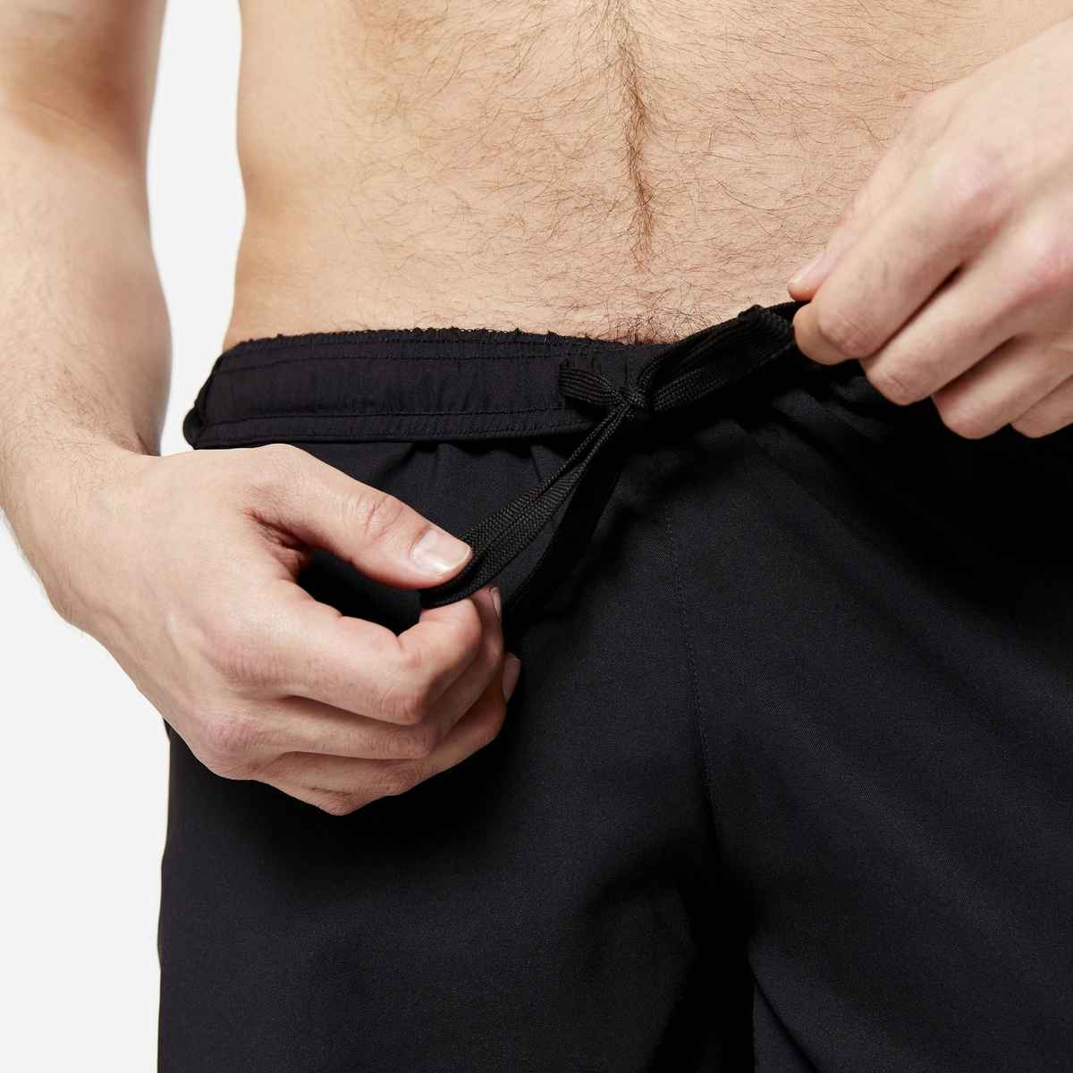 Decathlon Domyos Men's Gym Shorts Polyester | Black | XL