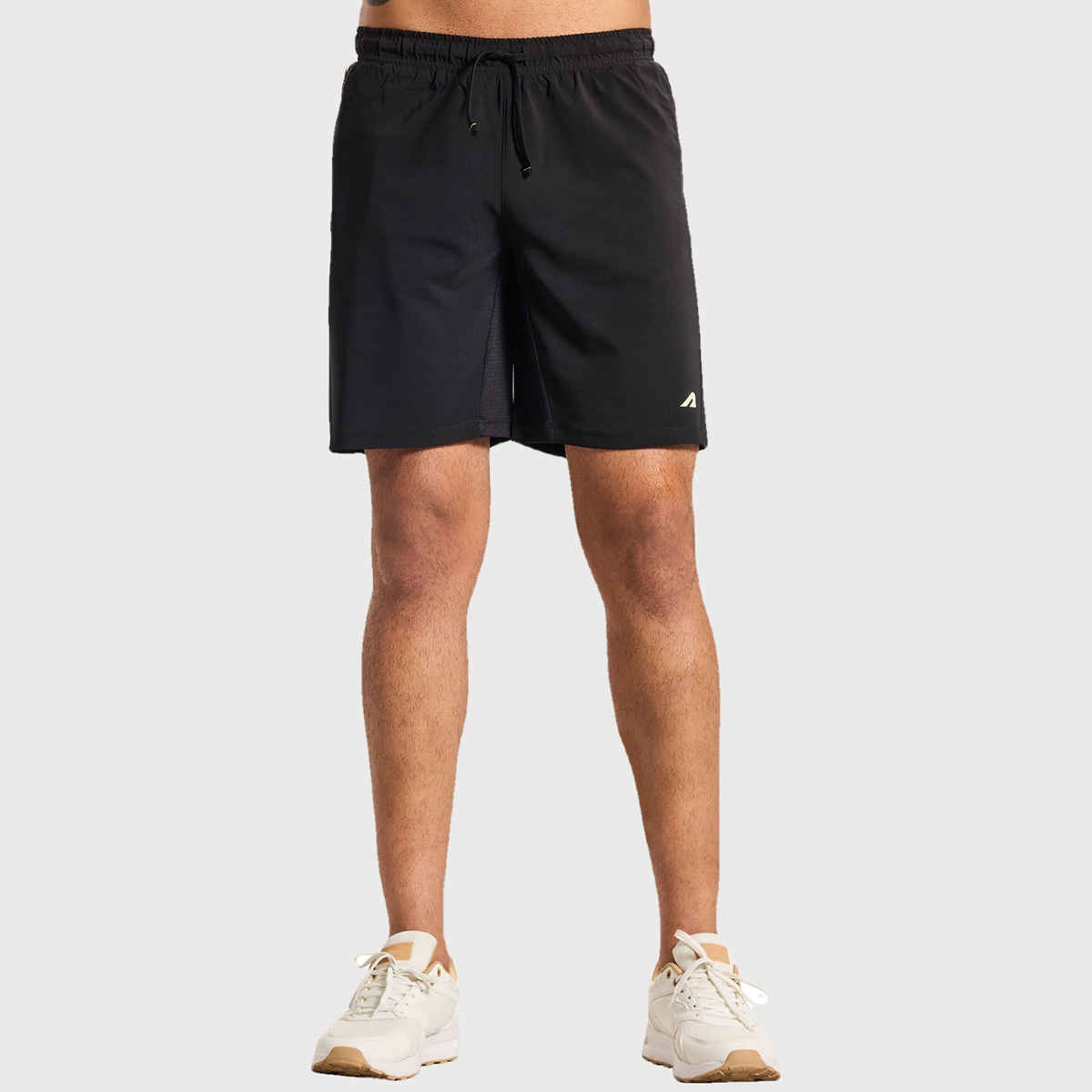 Boldfit Men's Shorts Quick Dry Workout Lightweight Outdoor Athletic Bermuda | Black - S