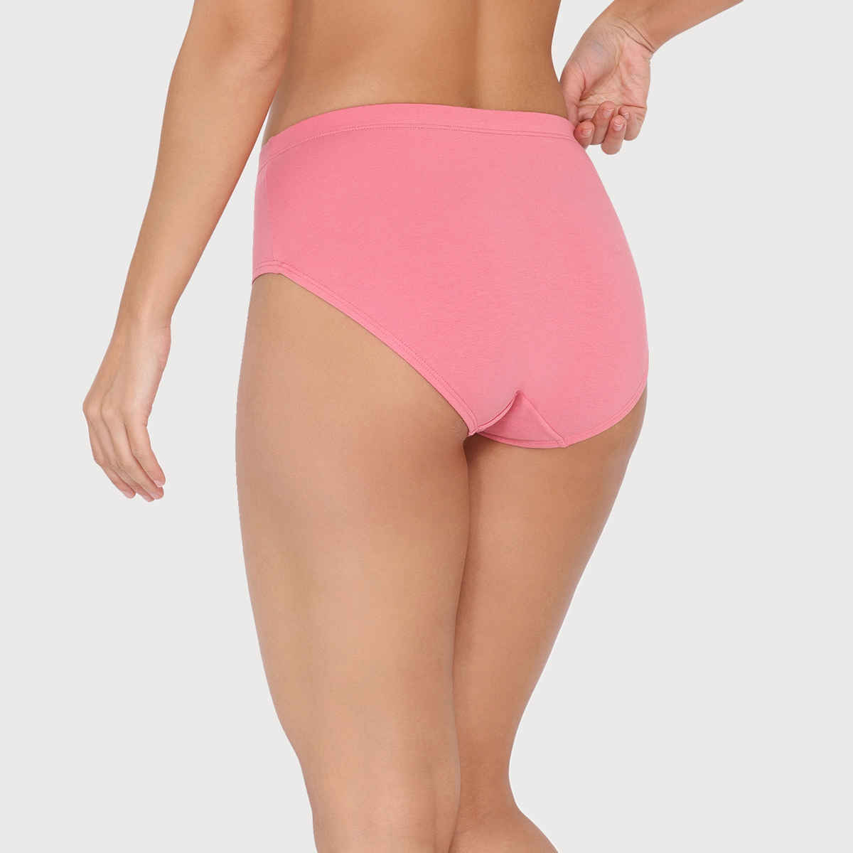Zivame Women's Medium Rise Full Coverage Hipster Panty | Multicolour - XL