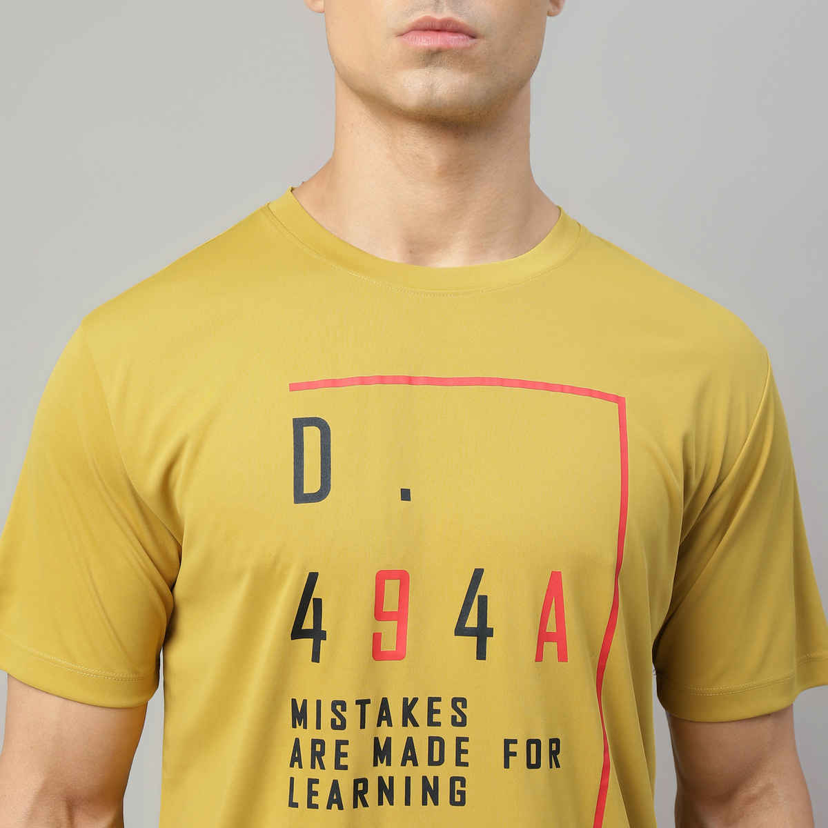 Dida Men's Dry Fit Sports T-Shirt | Comfortable and Stretchable | Antique Moss - S
