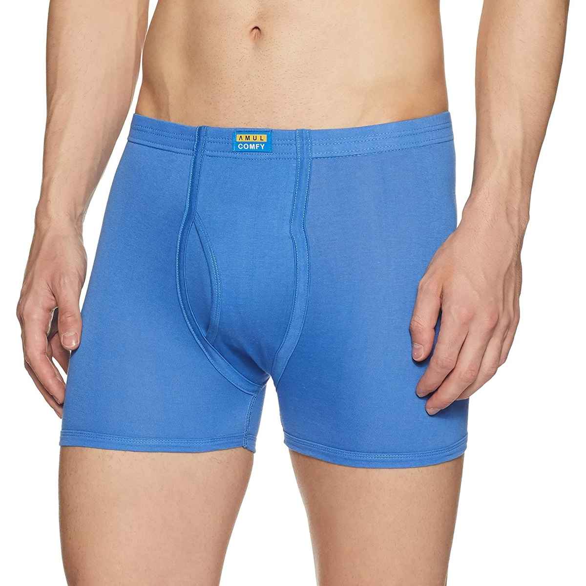 Amul Comfy Men's Solid Trunk | Multicolor - 90
