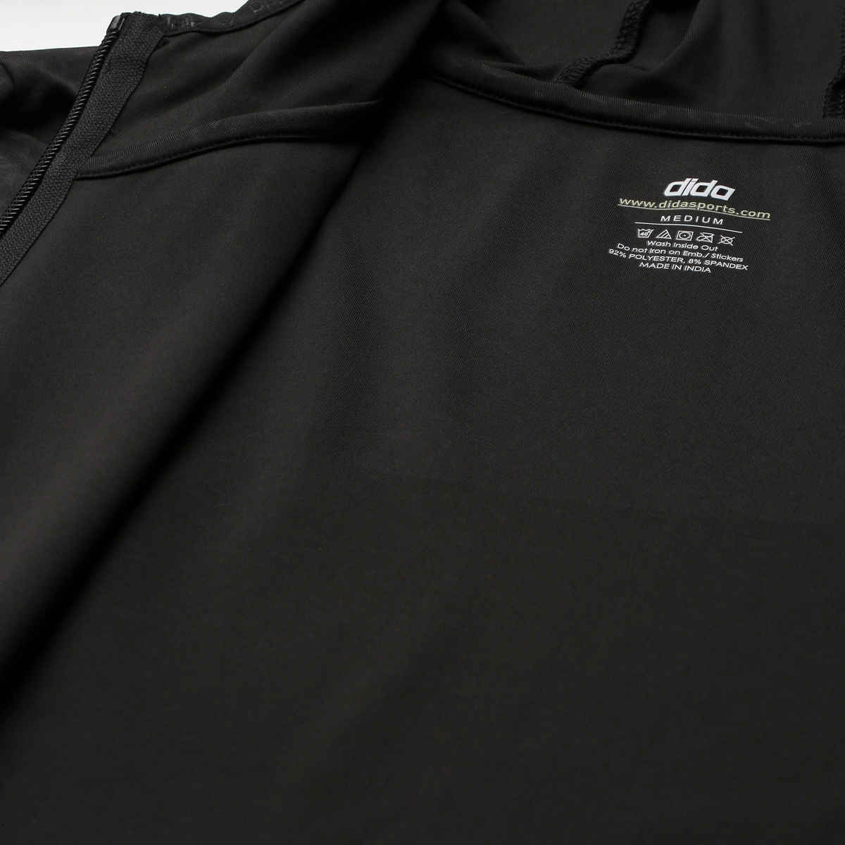 Dida Women's Sports Jacket | Regular Comfortable Stretchable Dry-Fit | Black - L