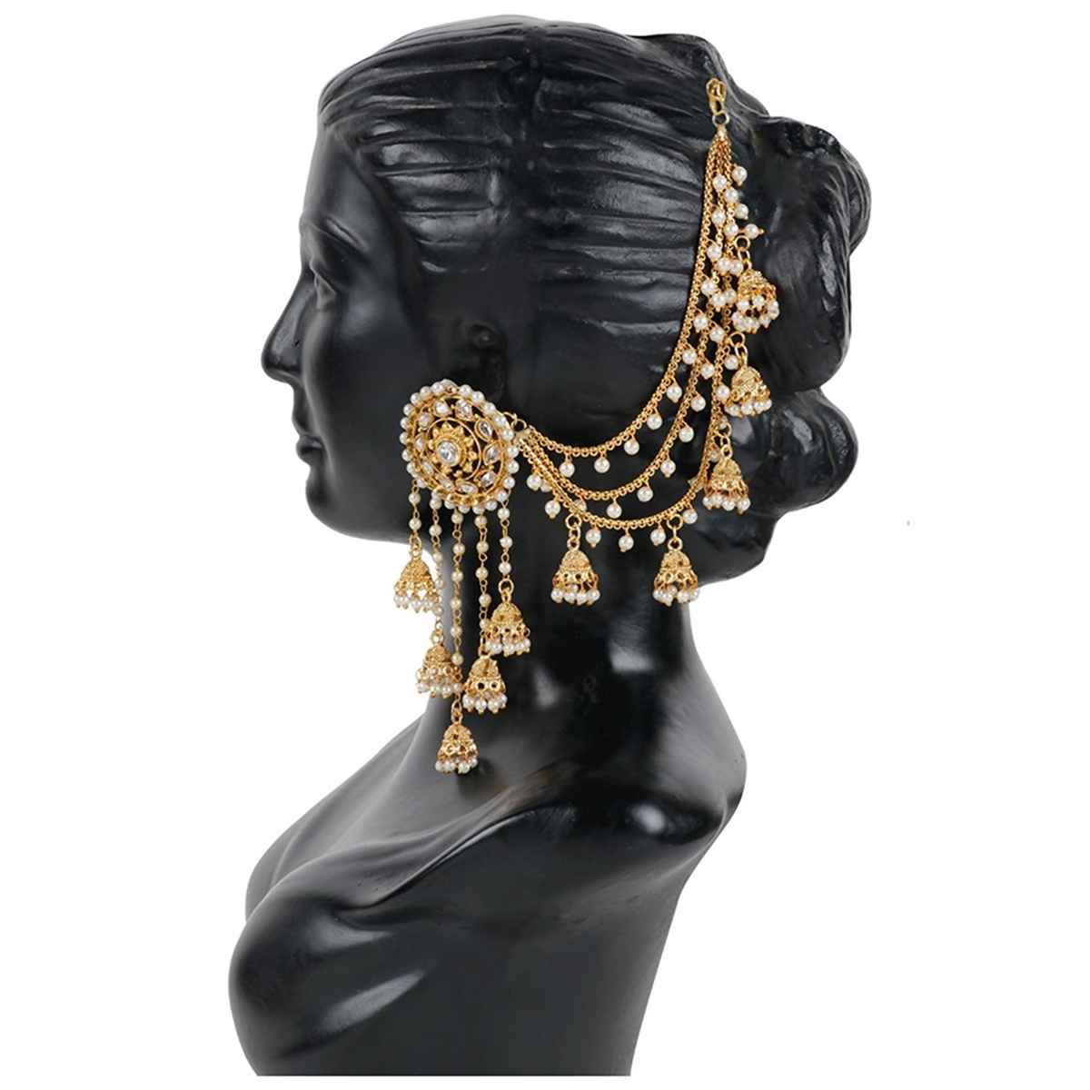 Shining Diva Fashion Latest Gold Plated Traditional Jhumka Jhumki Earring for Women & Girls 9611er