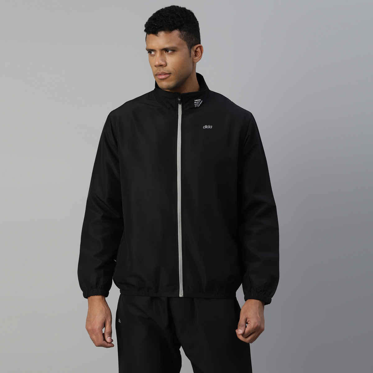 Dida Men's Sports Track Suit | Regular Comfortable Stretchable Dry-Fit | Black | XXL