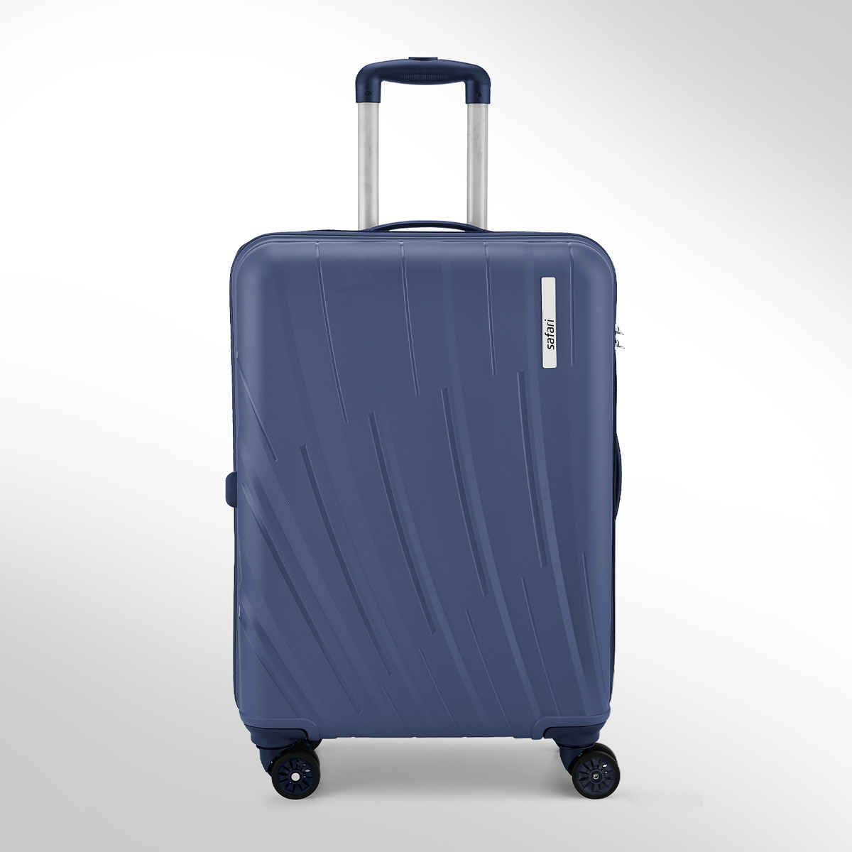 Safari Vamos Cabin Trolley Bag, 8 Wheels, Hard, Polypropylene | Cyan - 55cm