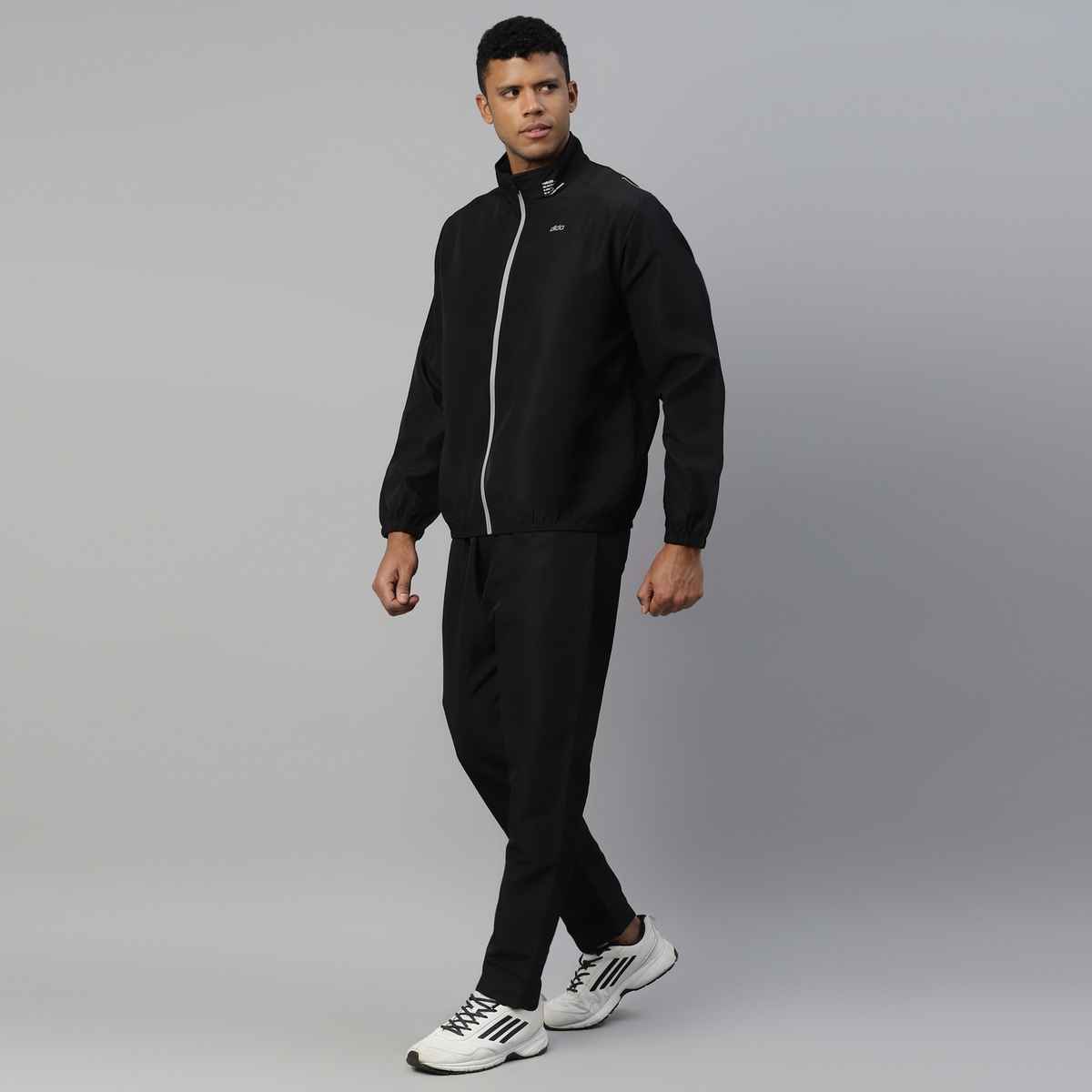 Dida Men's Sports Track Suit | Regular Comfortable Stretchable Dry-Fit | Black | XXL