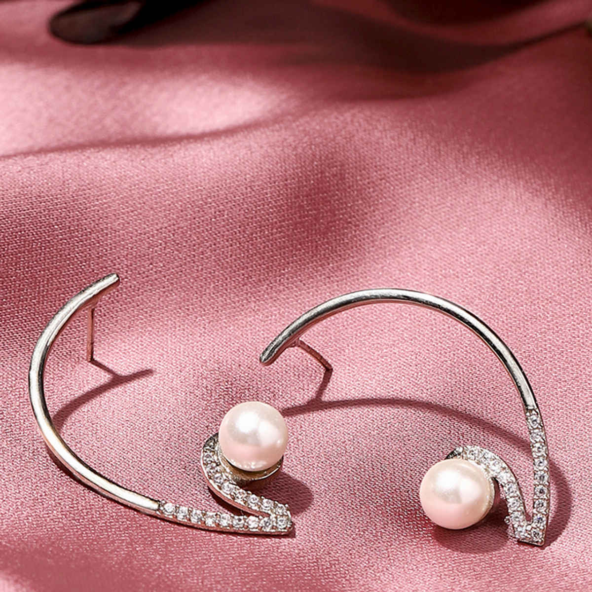 Voylla Gold-Plated Cuff Earrings