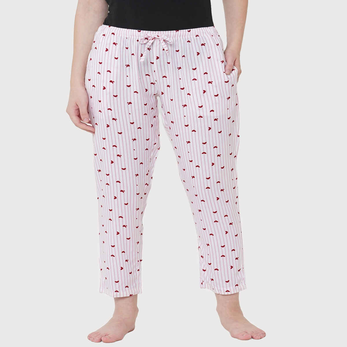 Urban Scottish Women s USWPJ520 Striped Lounge Pyjama Pants | Pink - M