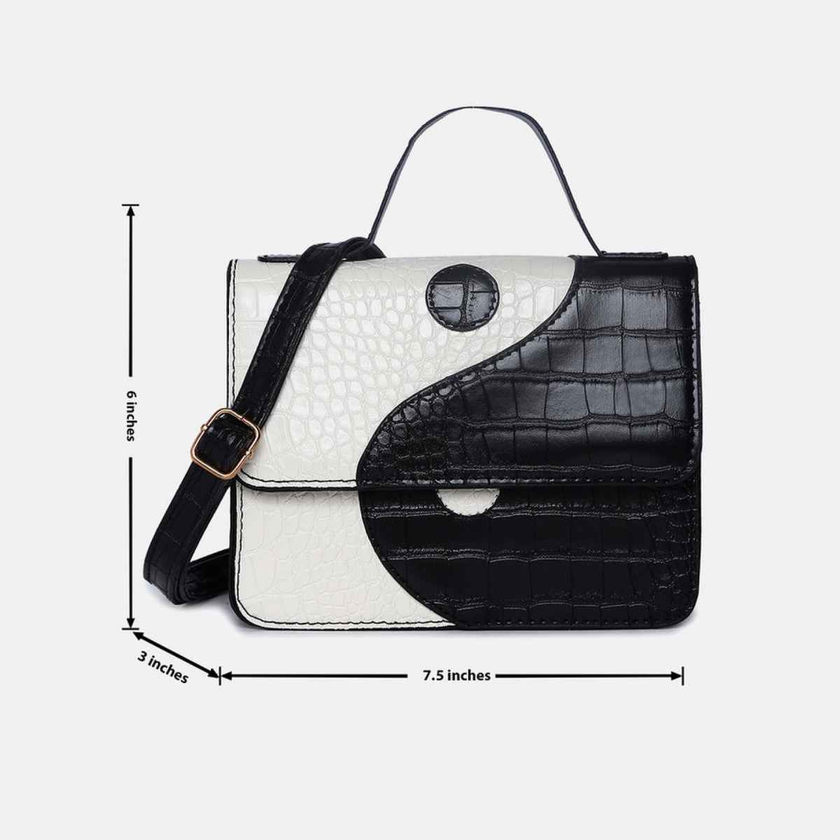 Haute Sauce Women's Textured PU 2 L Satchel | Multicolour