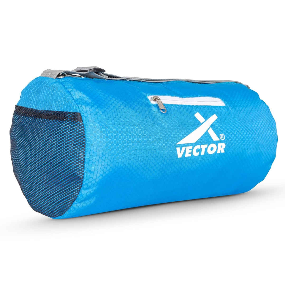Vector X Unisex Textured Polyester 17 L Gym Bag | Blue - One Size