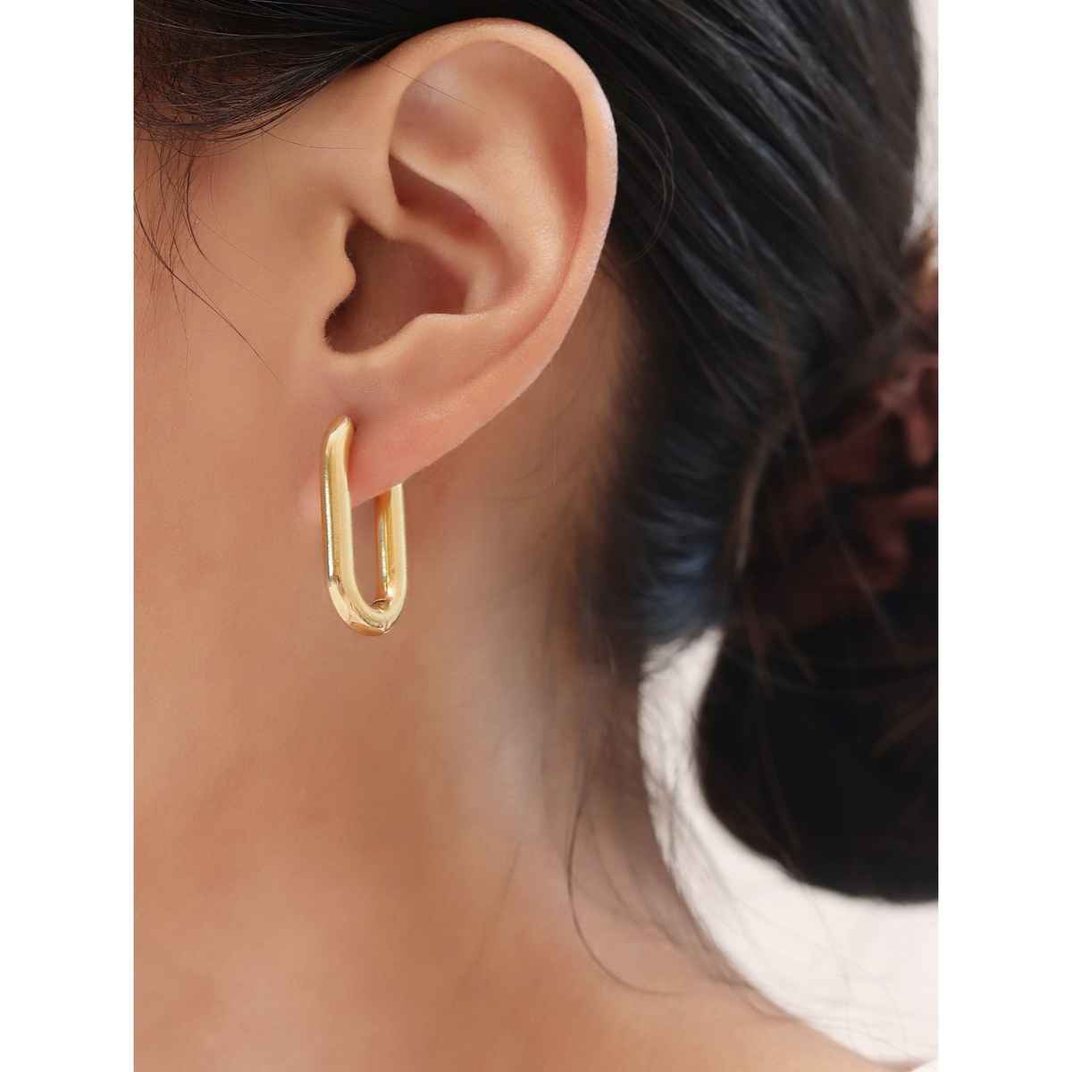 Shining Diva Fashion Latest Fancy Stylish Gold Plated Earrings for Women and Girls | Rrsd15758er