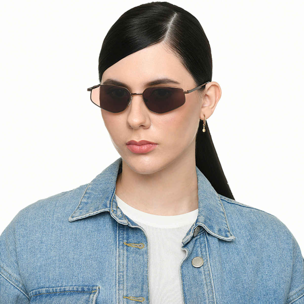 Vincent Chase By Lenskart 100% UV Protection Unisex Sunglasses |  Wide 14.7 cm Brown