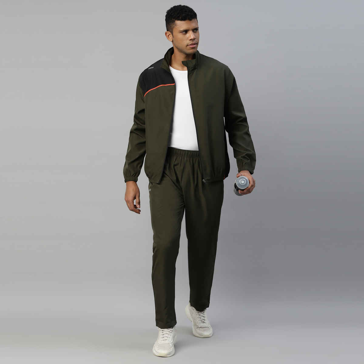Dida Men's Sports Track Suit | Regular Comfortable Stretchable Dry-Fit | Green - M